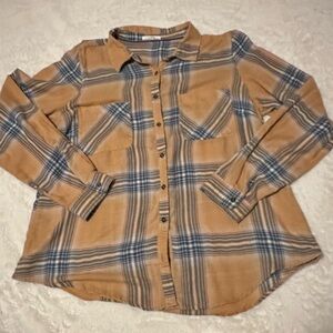 Maurices Multicolor Plaid Shirt